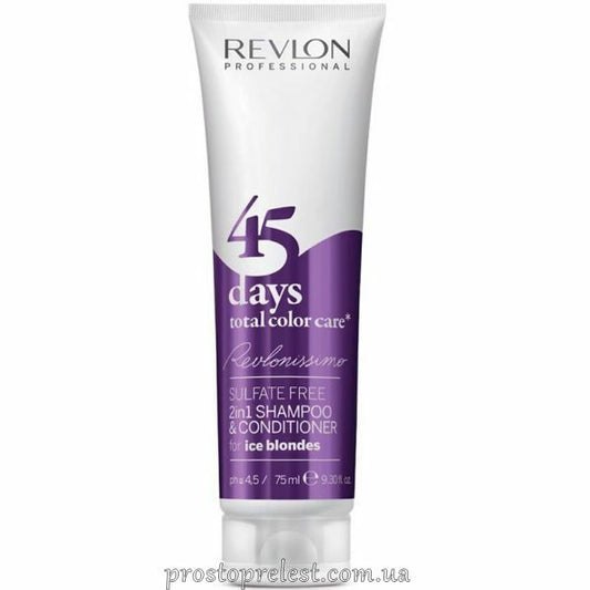 Revlon Professional Revlonissimo 45 Days Shampoo and Conditioner Ice Blondes - Шампунь-кондиціонер для холодних блонд тонів