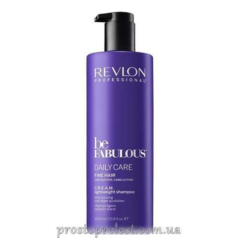 Revlon Professional Be Fabulous Fine Hair C.R.E.A.M. Lightweight Shampoo - Шампунь для тонкого волосся