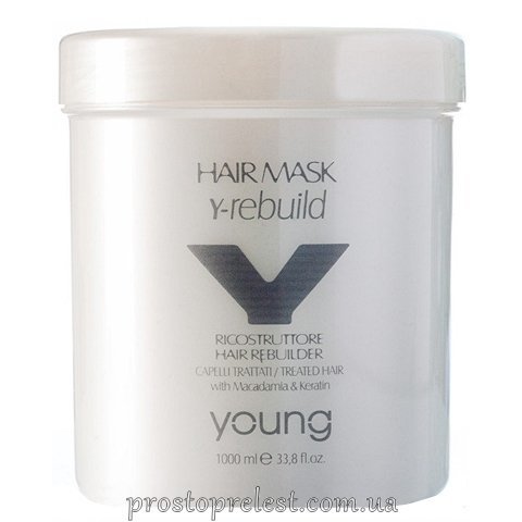 Young Y-Rebuild Macadamia & Keratin Hair Mask - Восстанавливающая маска для окрашенных волос