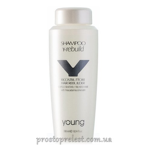 Young Y-Rebuild Macadamia & Keratin Shampoo - Восстанавливающий шампунь для окрашенных волос
