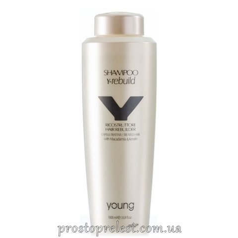 Young Y-Rebuild Macadamia & Keratin Shampoo - Восстанавливающий шампунь для окрашенных волос