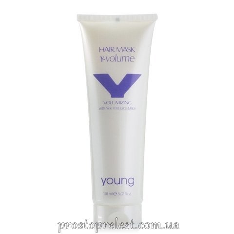 Young Y-Volume Volumizzante Aloe Vera Juice & Rice Hair Mask - Маска для увеличения объема