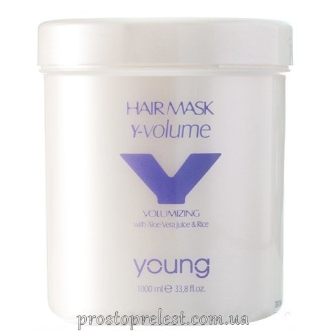 Young Y-Volume Volumizzante Aloe Vera Juice & Rice Hair Mask - Маска для увеличения объема