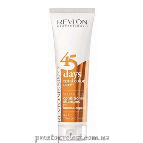 Revlon Professional Revlonissimo 45 Days Shampoo and Conditioner Intense Coppers - Шампунь-кондиціонер для інтенсивно-мідних тонів