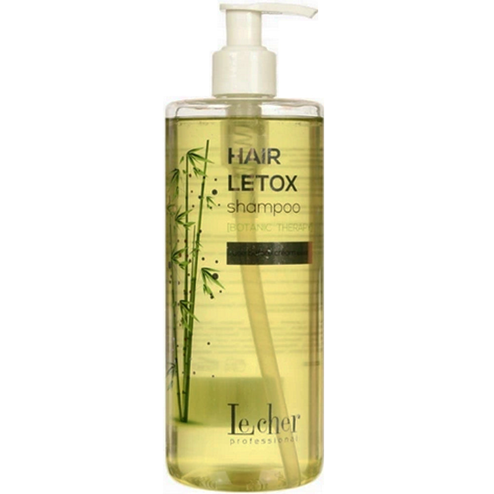 LeCher Professional Hair Letox Shampoo - Шампунь востанавливающий с керамидами и экстрактом бамбука