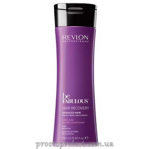 Revlon Professional Be Fabulous C.R.E.A.M. Keratin Conditioner - Відновлюючий і очищающий кондиціонер з кератином