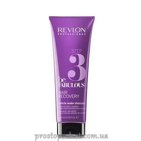 Revlon Professional Be Fabulous Step 3 Hair Recovery Cuticle Sealer Shampoo - Очищающий шампунь для запаювання кутикули