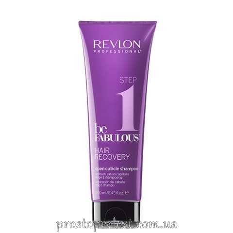 Revlon Professional Be Fabulous Step 1 Hair Recovery Open Cuticle Shampoo - Очищающий шампунь для відкриття кутикули