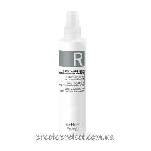 Fanola Rebalancing Spray For Perm And Straight - Спрей відновлюючий pH