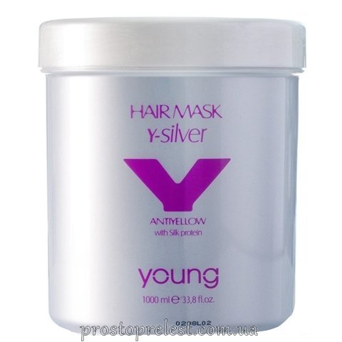 Young Y-Silver Antigiallo Silk Protein Hair Mask - Маска с эффектом антижелтизны